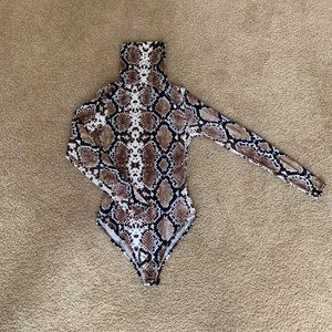 Snake Print Body Suit
